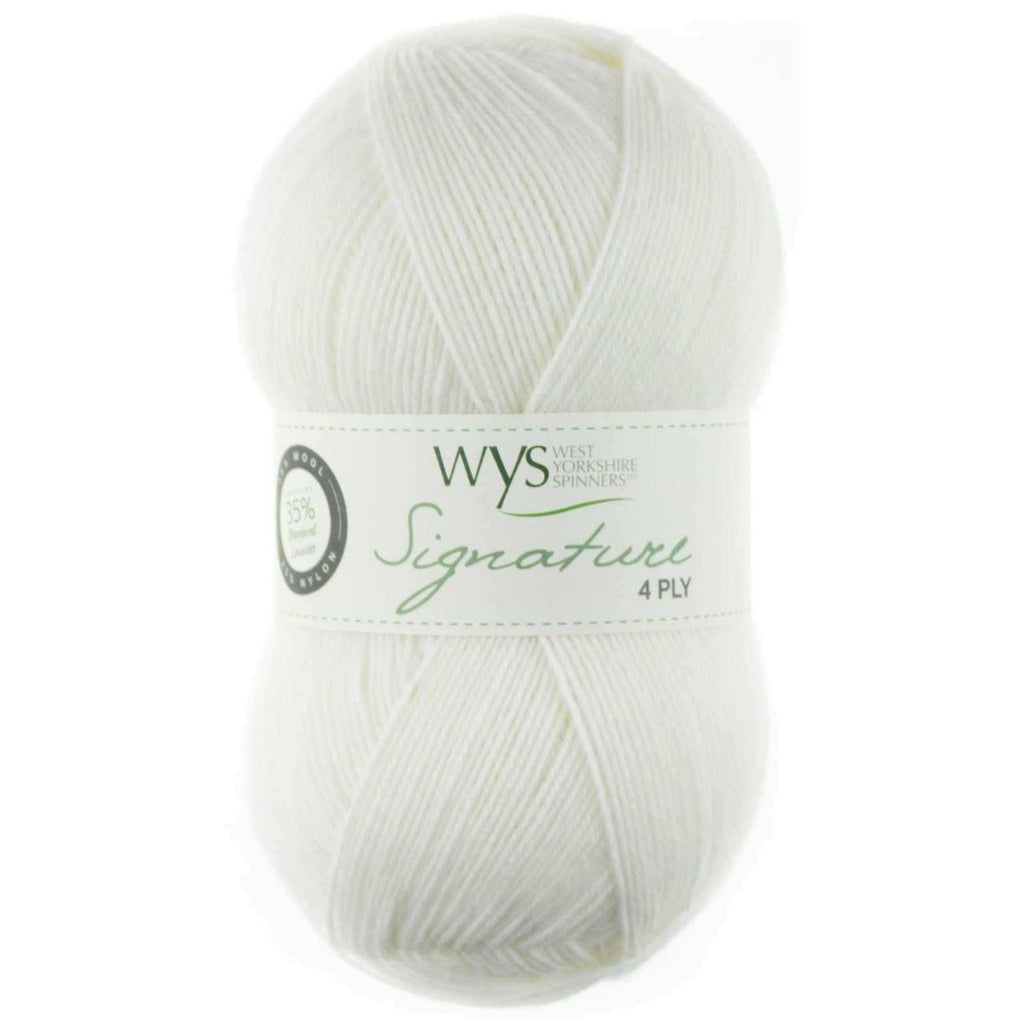 West Yorkshire Spinners Signature 4 ply Marshmallow