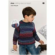 Rico Melange DK Pattern Kids Sweater & Snood 97616