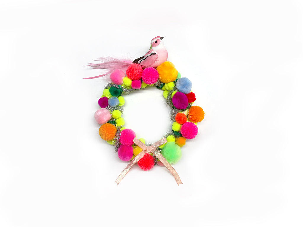 How to make my 10 minute mini christmas wreath...