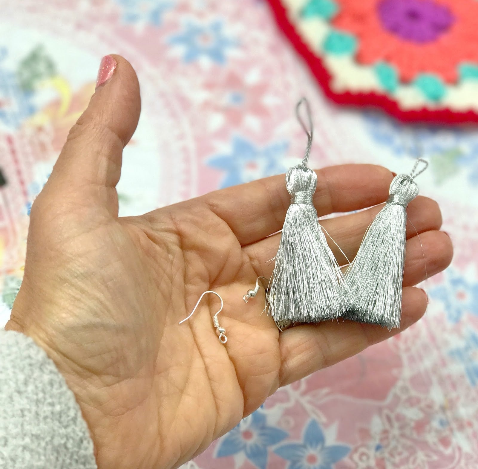 How to Make Really Quick Tassel Earrings