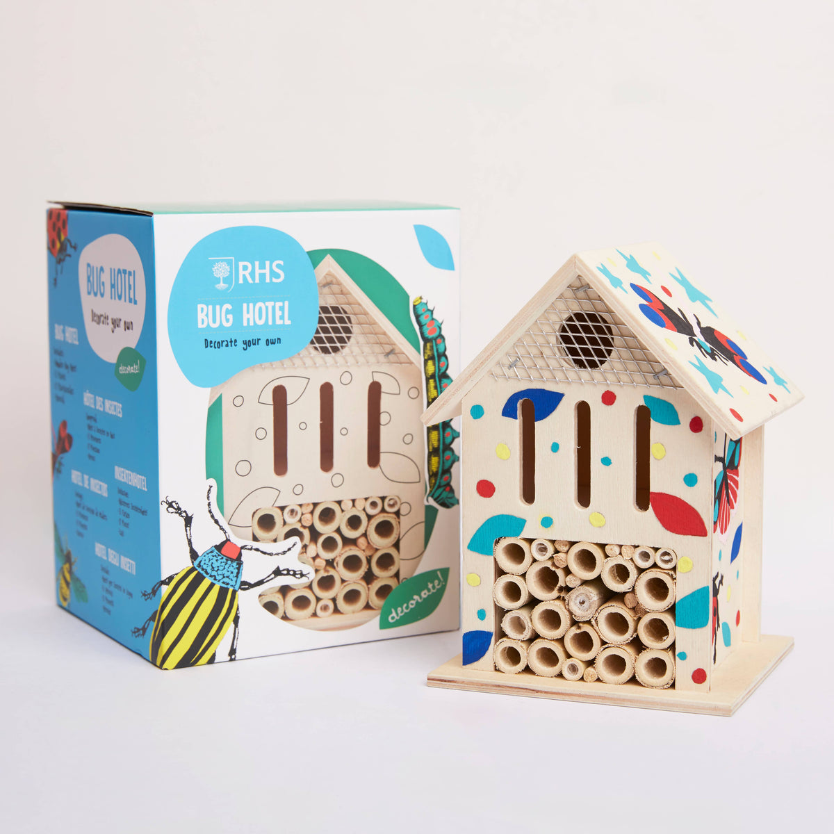 RHS Paint Your Own Set, White Single Craft Kit Set Bug Hotel