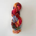 Gilliangladrag Hand Dyed Silk Bouclé Yarn : Funkytown