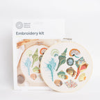 Natural History Museum Embroidery Hoop Kit, Shells Design 8"