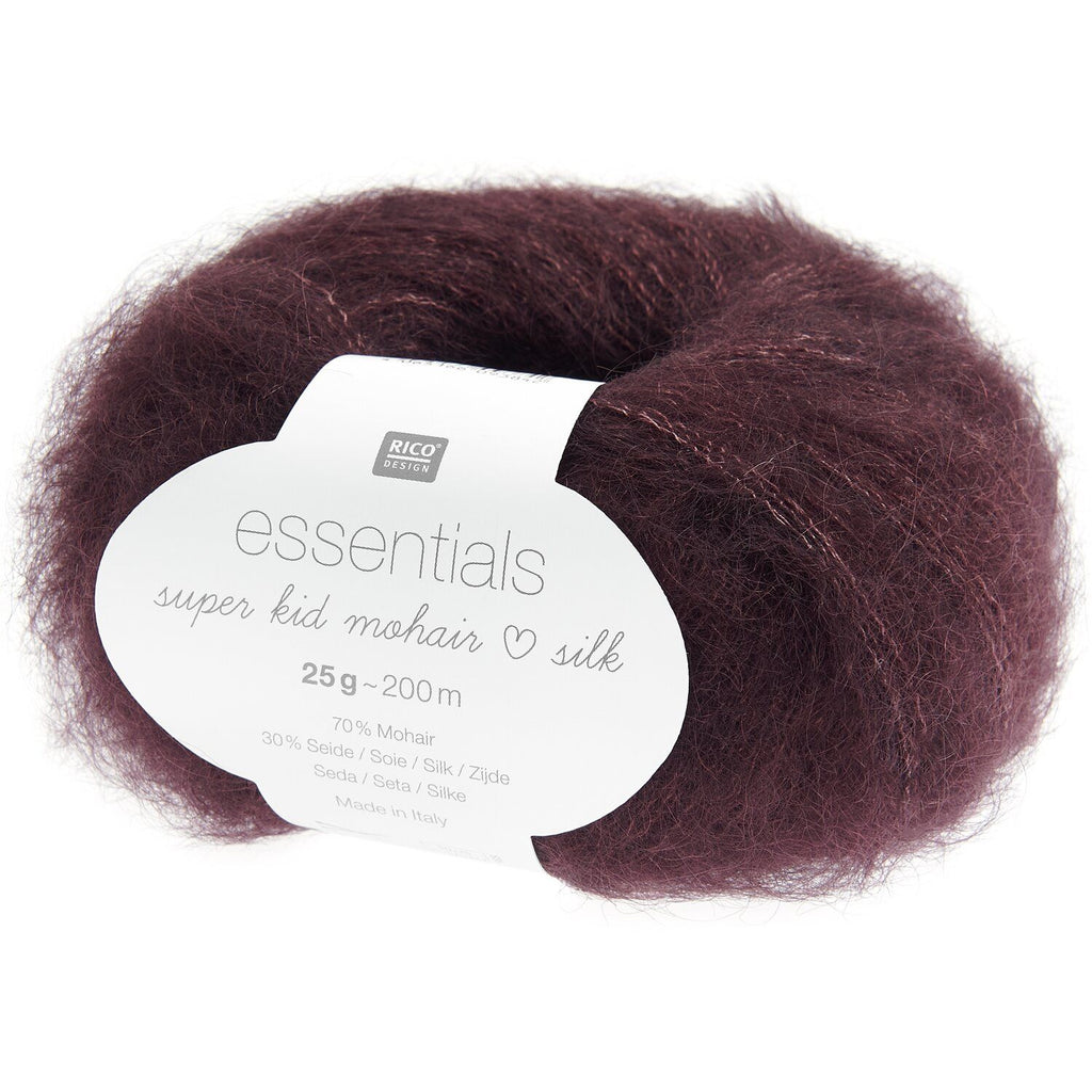 Super Kid Mohair Silk 25g 072 Burgundy