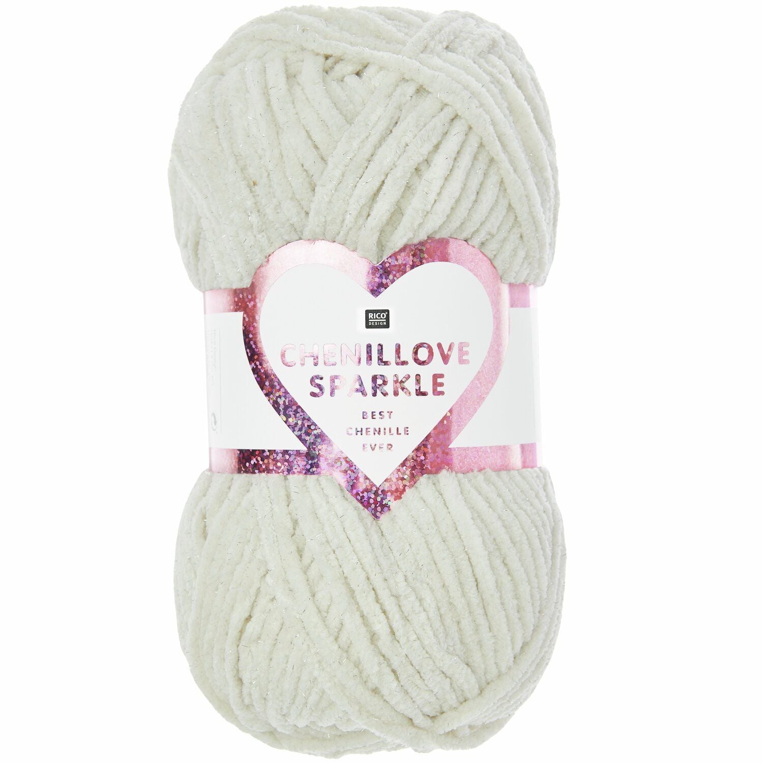 Creative Chenillove Sparkle 100g 001 Cream