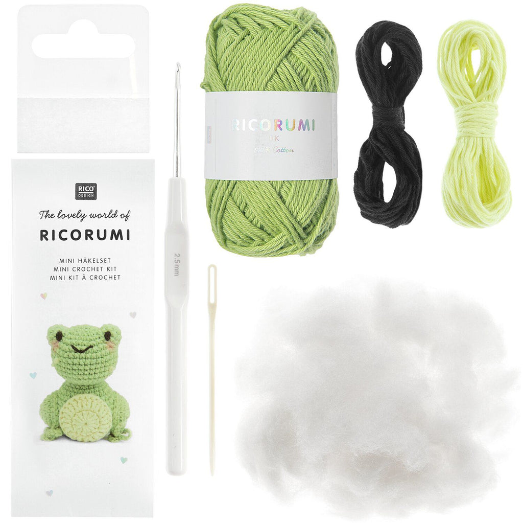 Ricorumi Mini Easy Crochet Set - Frog