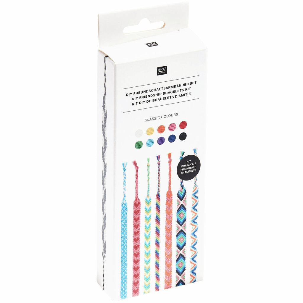 Friendship Bracelet Kit Set : Classic Colours