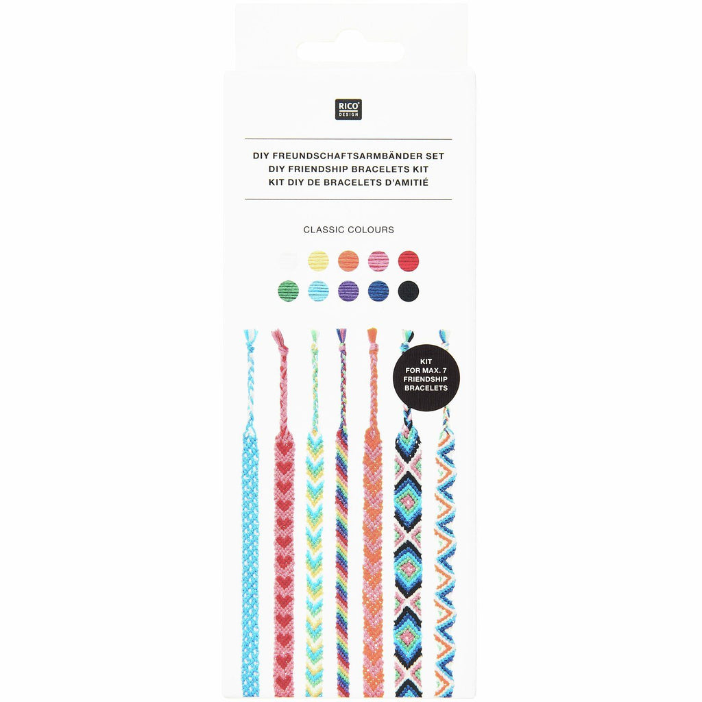 Friendship Bracelet Kit Set : Classic Colours