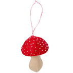 Embroidery kit: Felt Mushroom Pendant Decoration