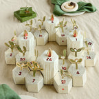 Mistletoe hot Foil Advent Calendar Craft Kit