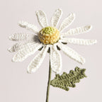 Floral Paper Wire White 50cm x 10 pieces