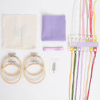 RHS Embroidery Hoop Kit x 4 : Pastel Florals