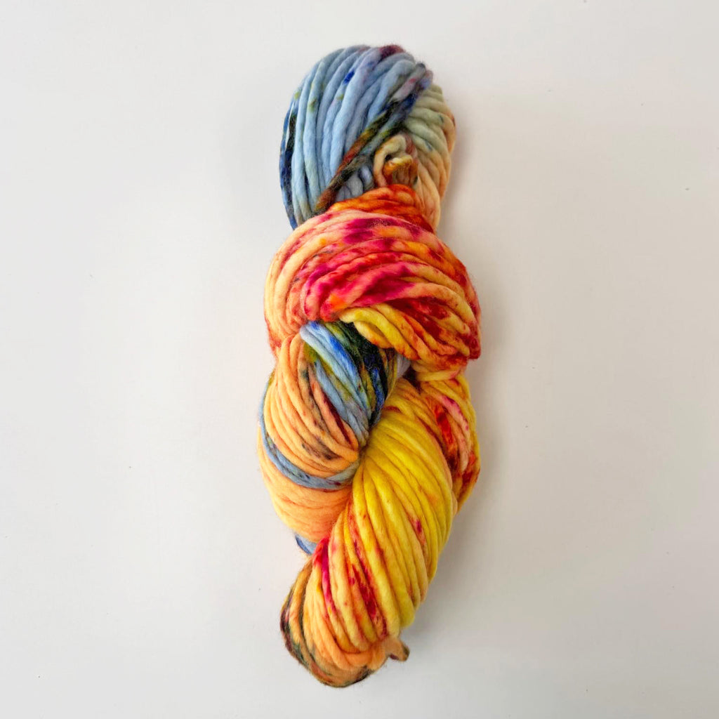 Hand Dyed Super Chunky : Gilliangladrag Holy Fluff  : Funkytown