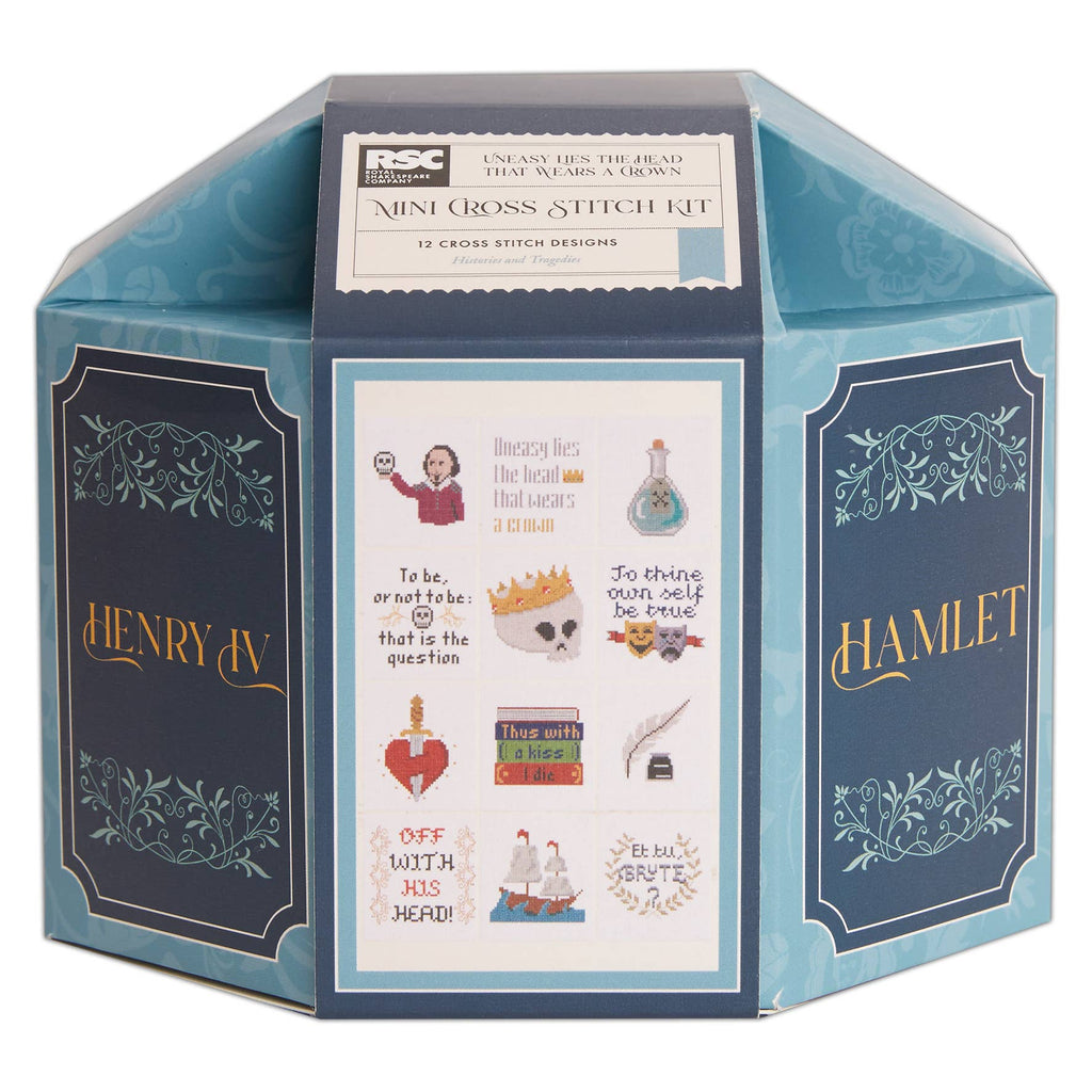 Royal Shakespeare Company 12 Mini Cross Stitch Histories & Tragedies