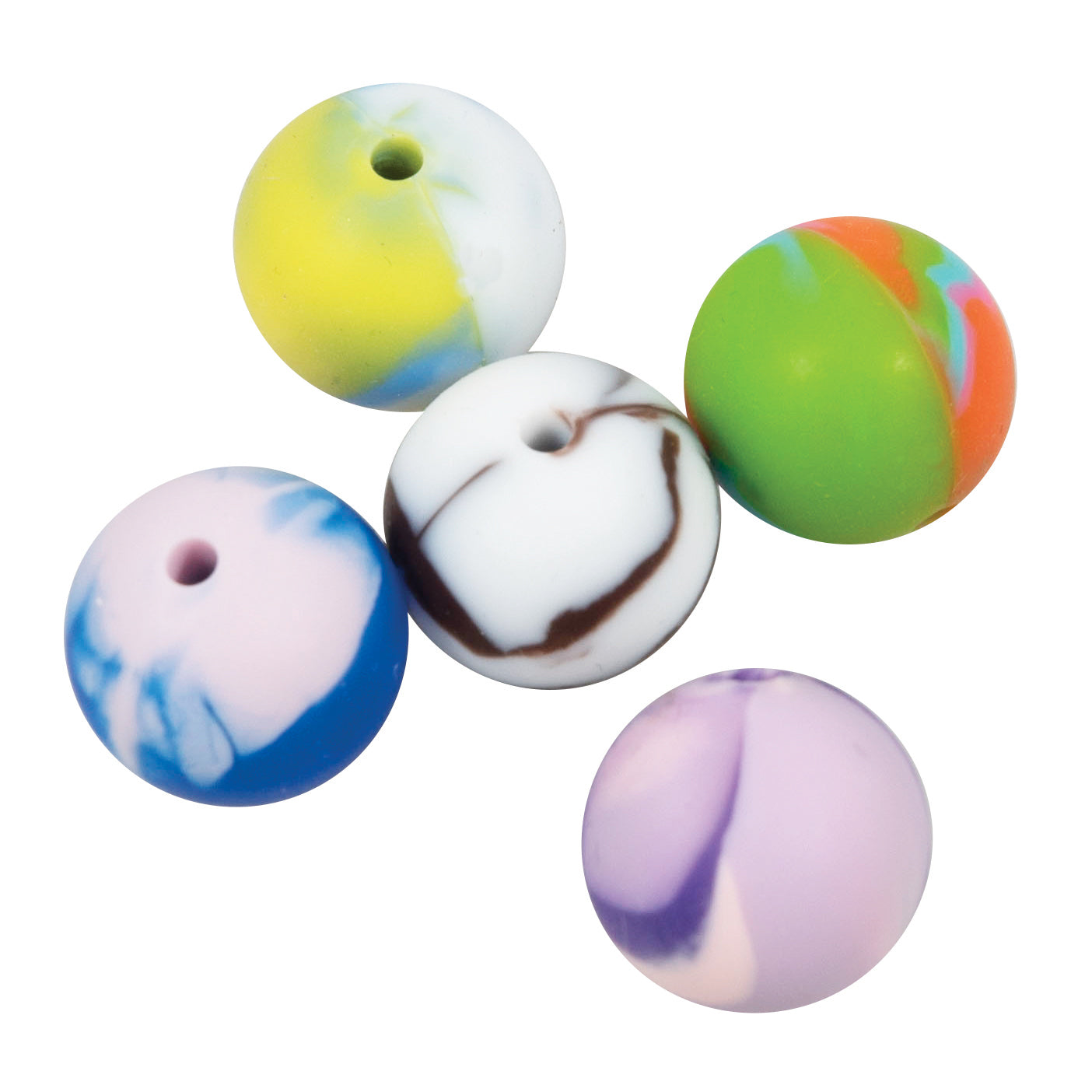 Rubber Point Protectors : Marble Balls x 10