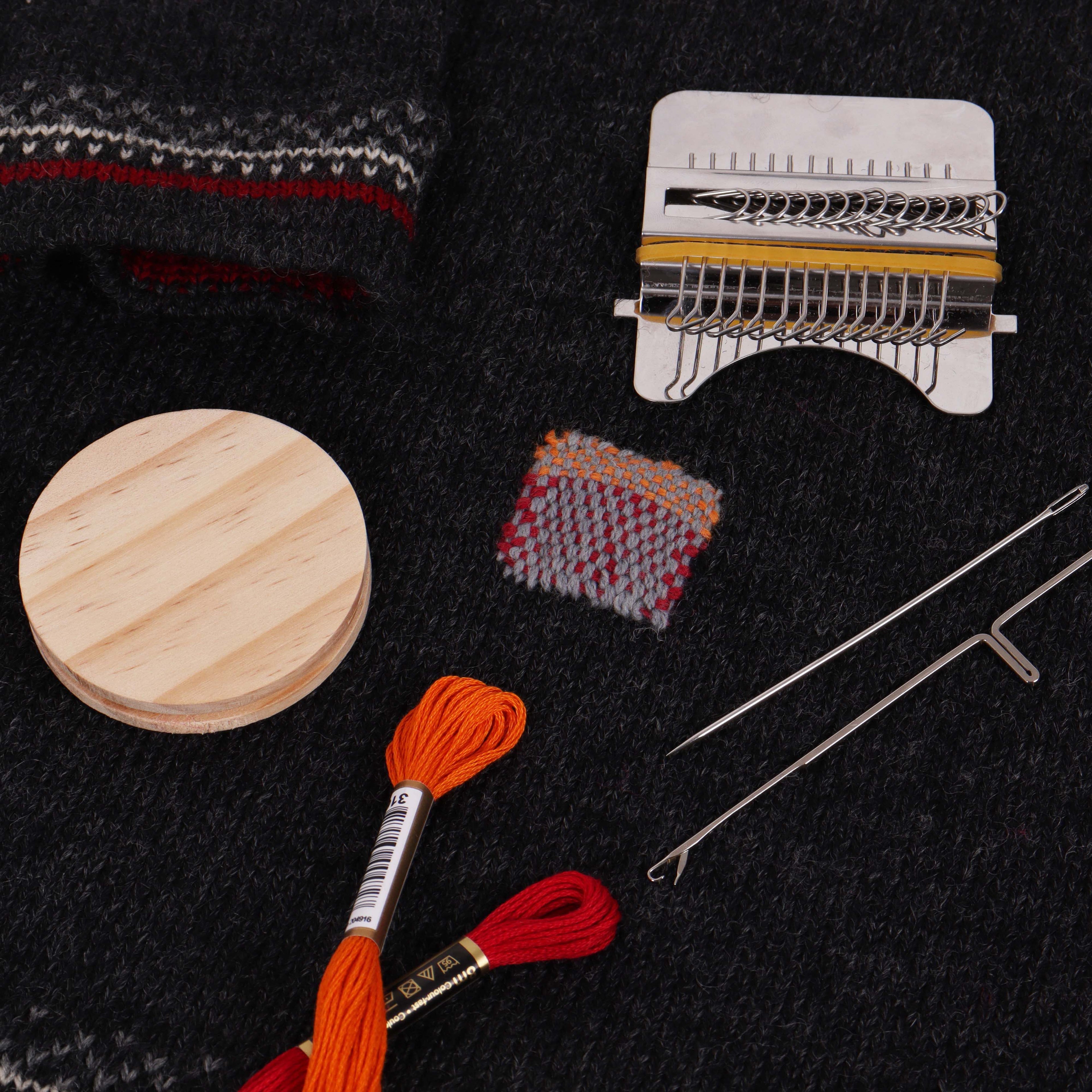 Mini Mending Weaving Loom