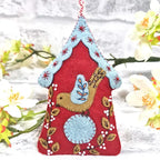 Folk Birdhouse Felt Craft Mini Kit