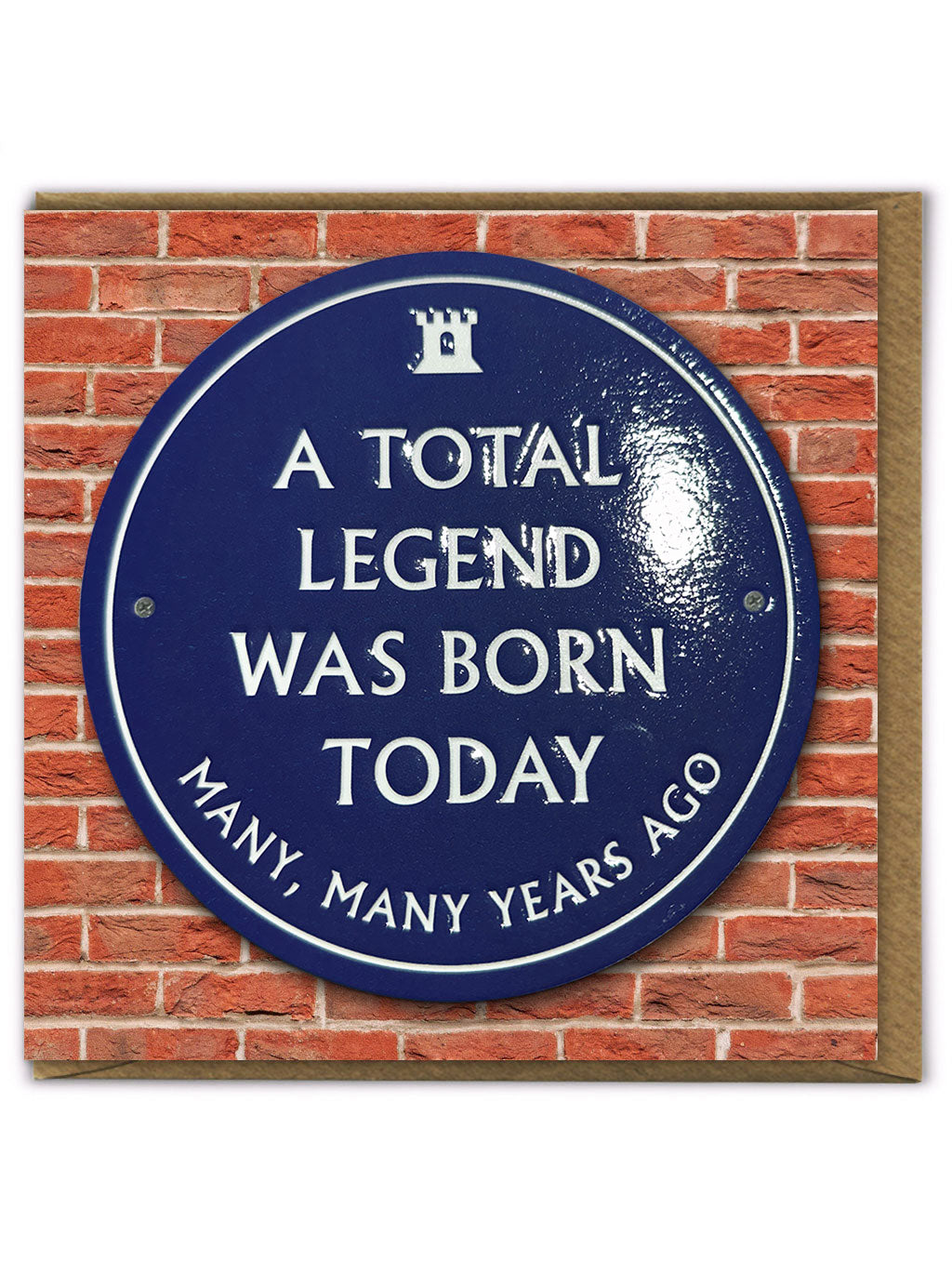 Greetings Card : Total Legend