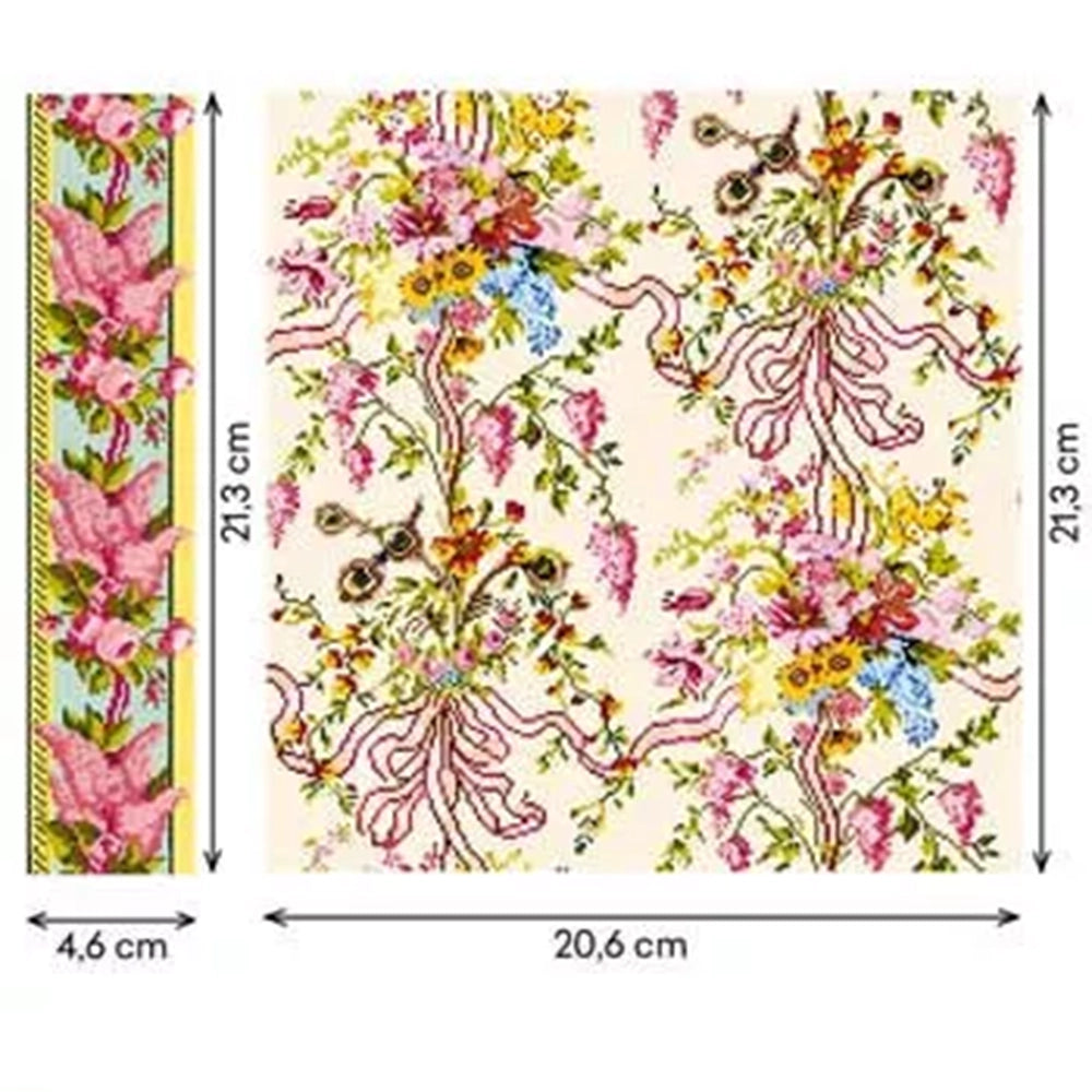 Sajou Marie Antoinette At The Palace 100% Cotton per HALF metre