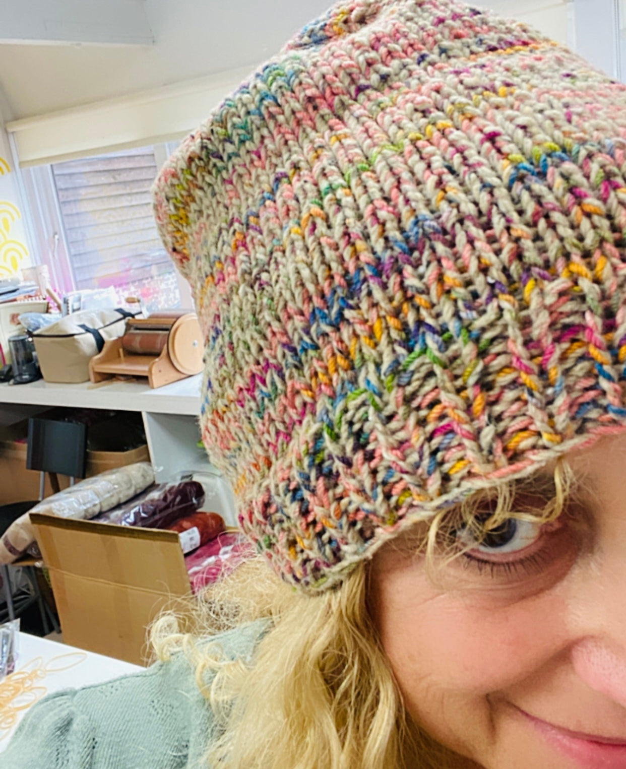 Hat Knitting Kit : 'Cosmic Autumn Rebellion'