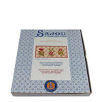 Sajou Cross Stitch Cushion Kit : Cyclamen, Rose, Tulip
