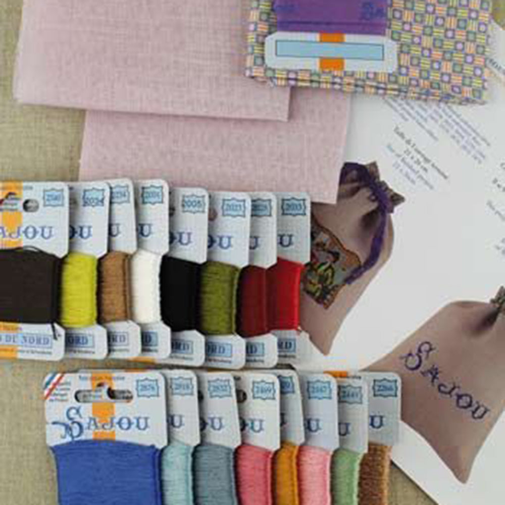 Sajou Cross Stitch Bag Kit : Sewing Club