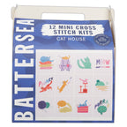 Battersea 12 Mini Cross Stitch Kit, Cat, Aida Fabric
