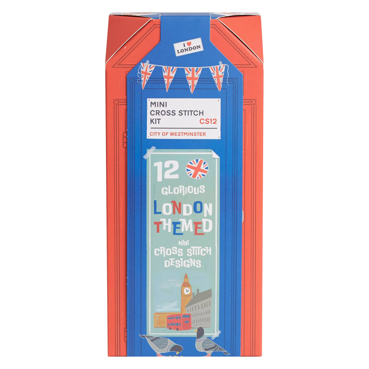 Sew & So On Mini Cross Stitch Kits : 12 Mini London Designs