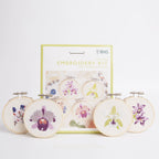 RHS Embroidery Hoop Kit x 4 : Orchids
