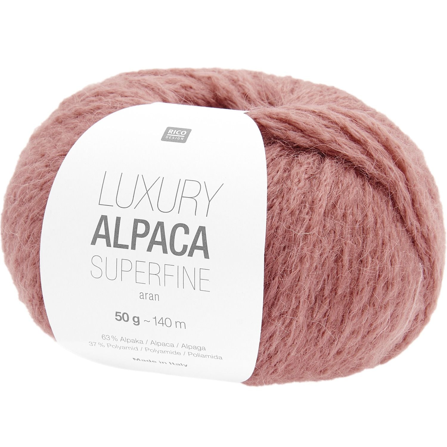 Rico Luxury Alpaca Superfine Aran 50g 030 Rose Quartz