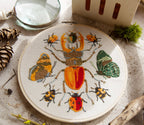 Natural History Museum Embroidery Hoop Kit, Insects 8"