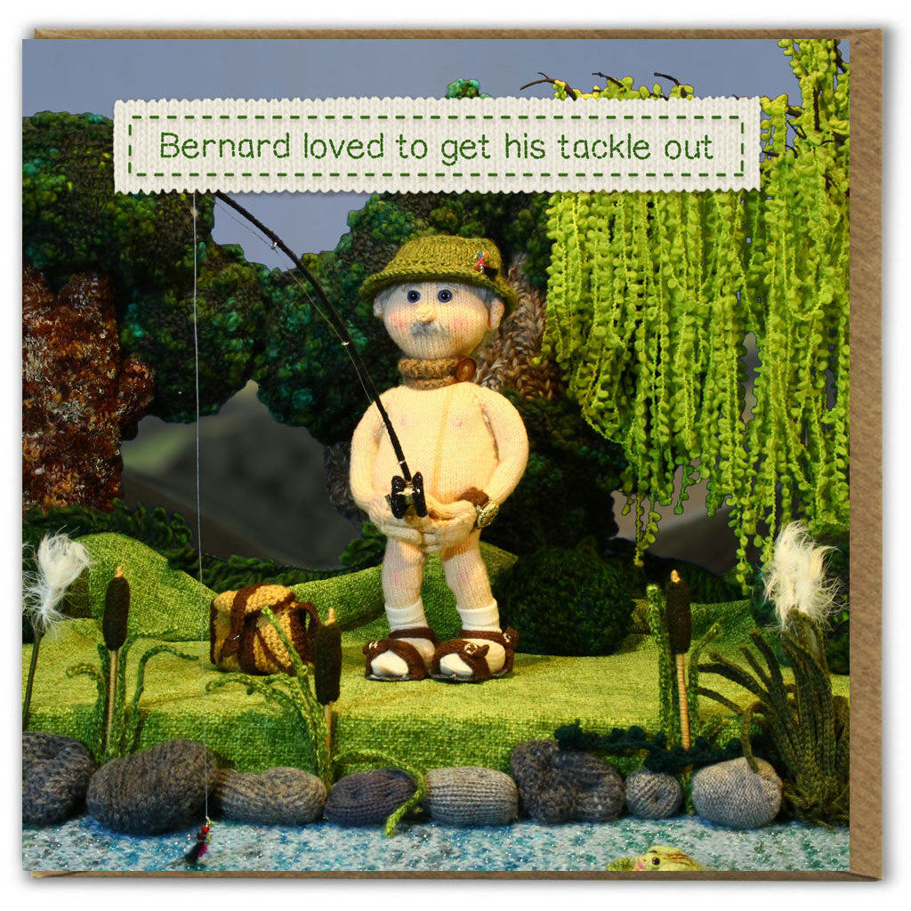 Greetings Card : Nudinits : Tackle Out