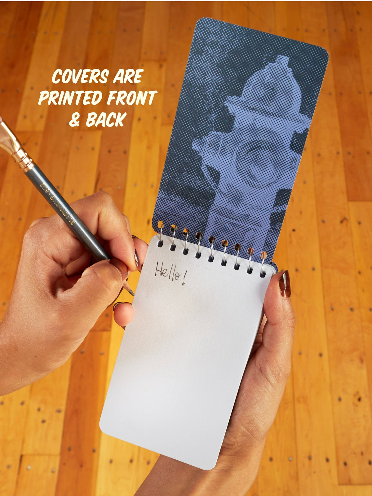 I Love To Go With The Flow : Spiral Notebook