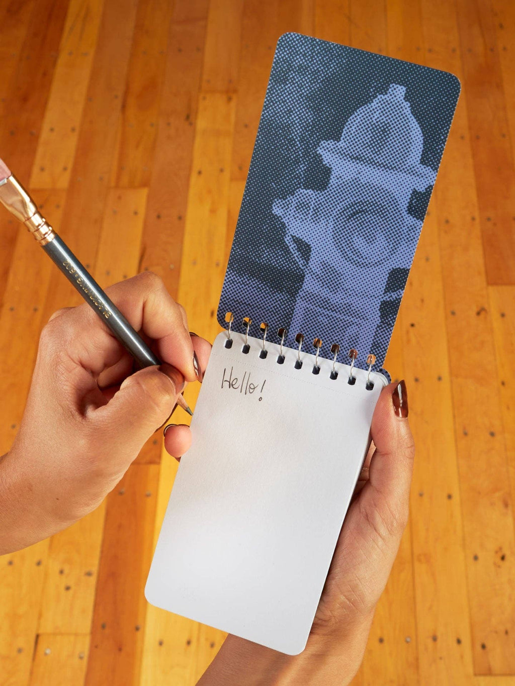 I Love To Go With The Flow : Spiral Notebook