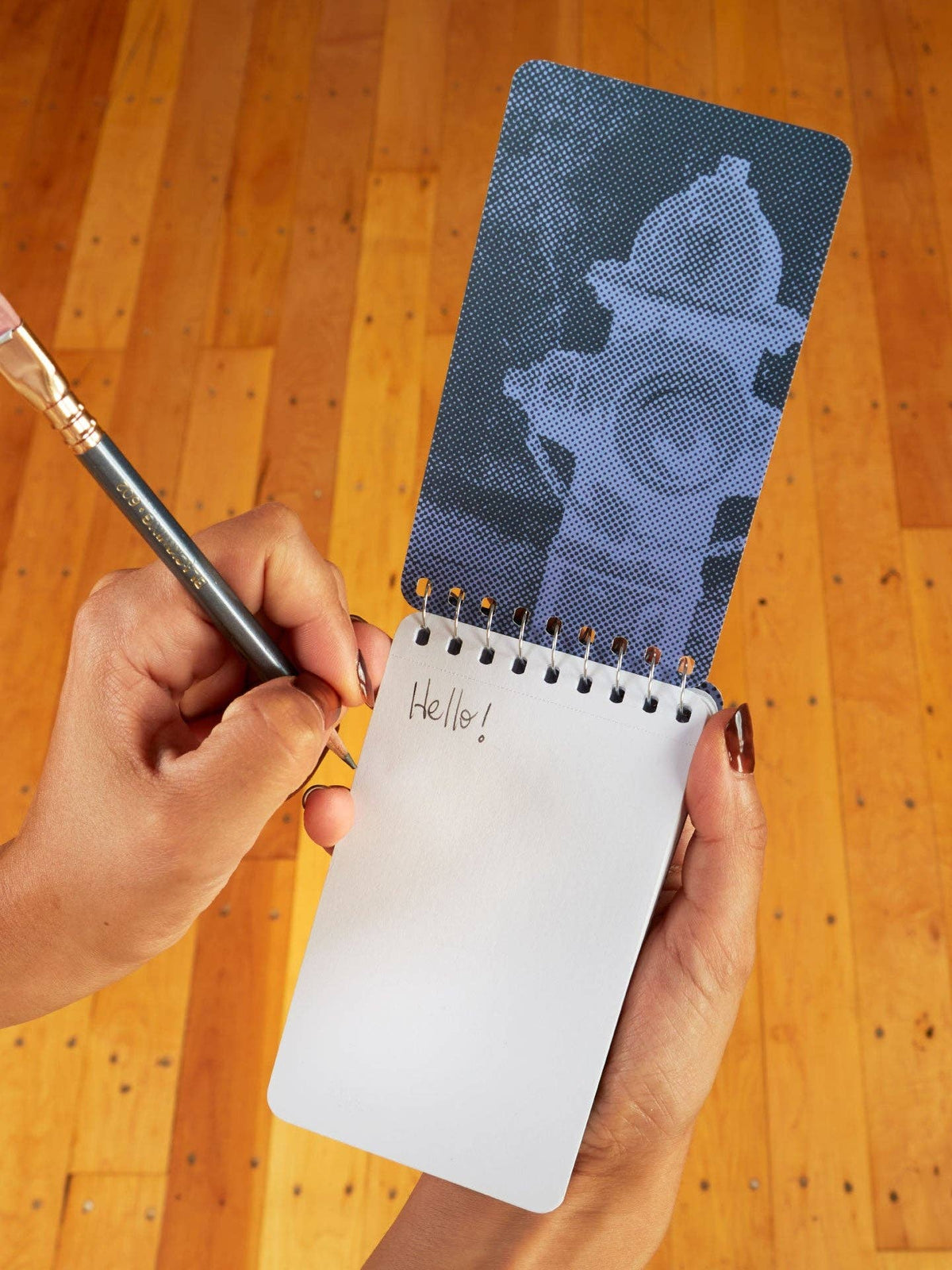 I Love To Go With The Flow : Spiral Notebook