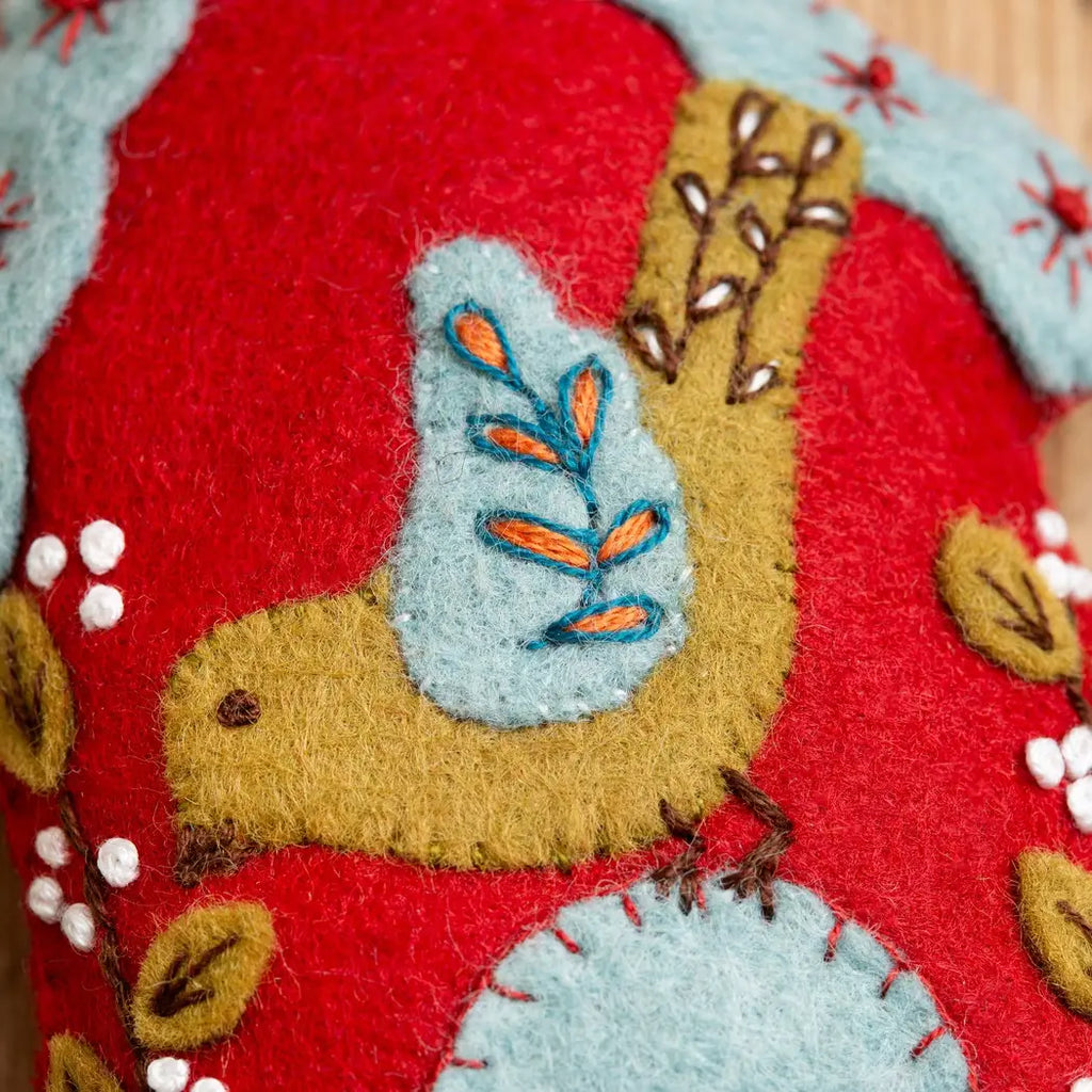 Folk Birdhouse Felt Craft Mini Kit