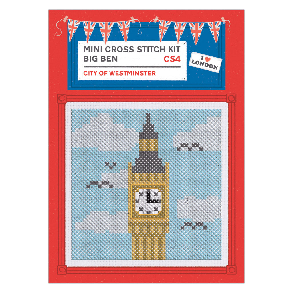 Sew & So On Mini Cross Stitch Kits : 12 Mini London Designs