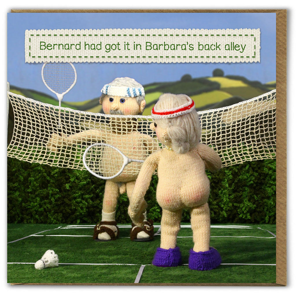 Greetings Card : Nudinits : Barbara's Back Alley