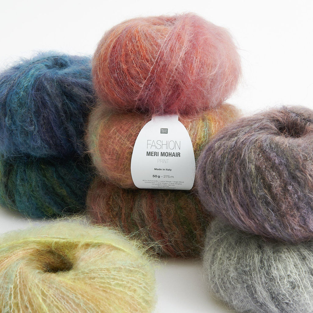 Rico Fashion Meri Mohair Print : 003 Dark Forest (D)
