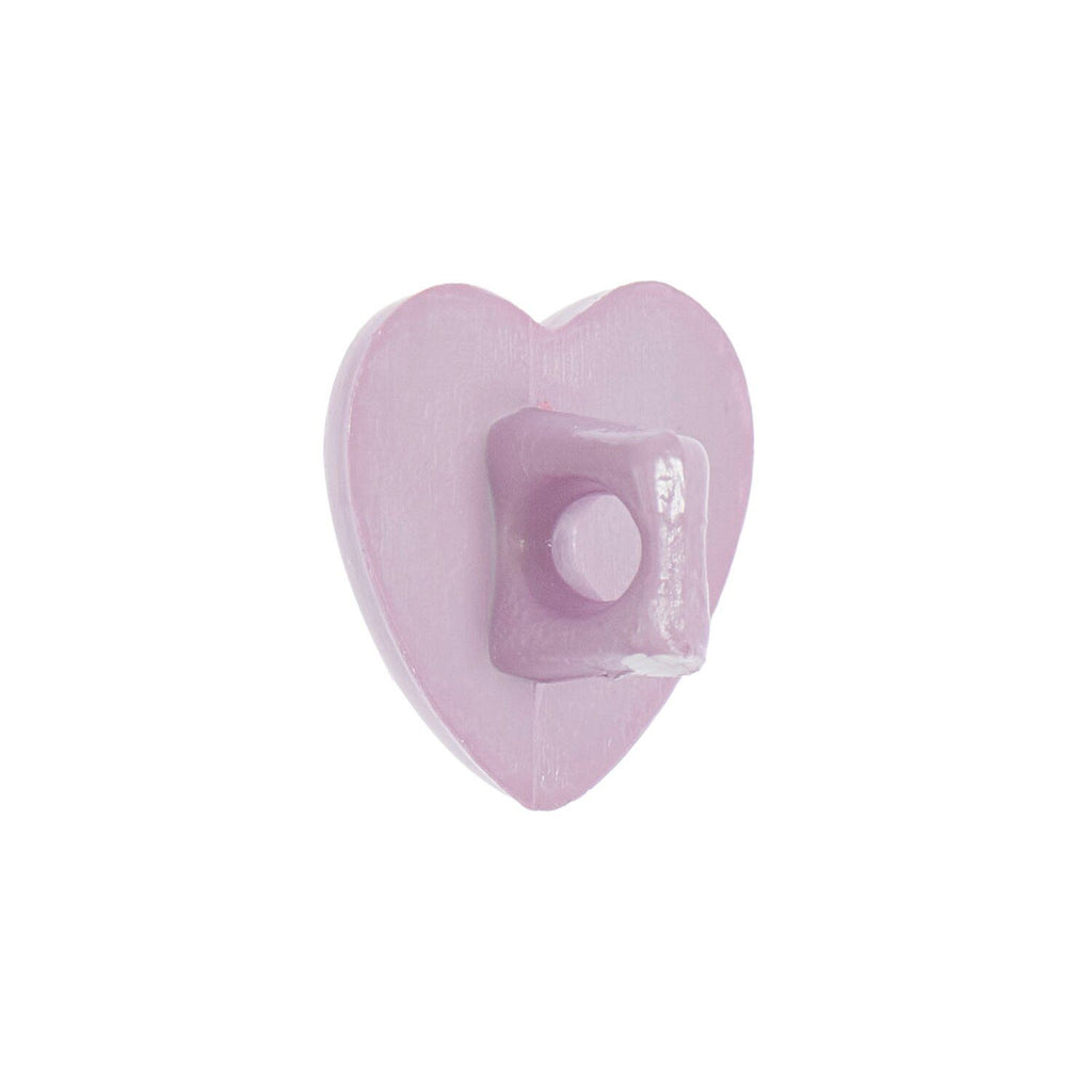 Button Set : Pastel Heart Buttons x 6