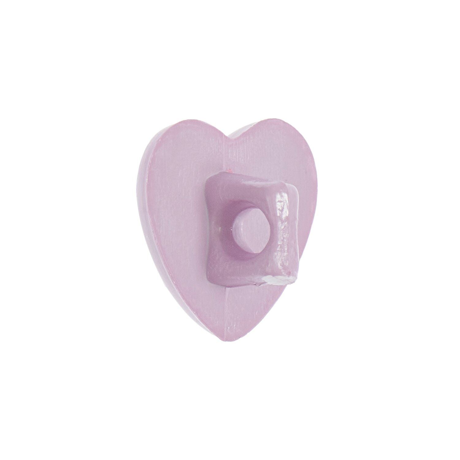 Button Set : Pastel Heart Buttons x 6