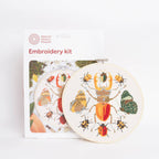 Natural History Museum Embroidery Hoop Kit, Insects 8"
