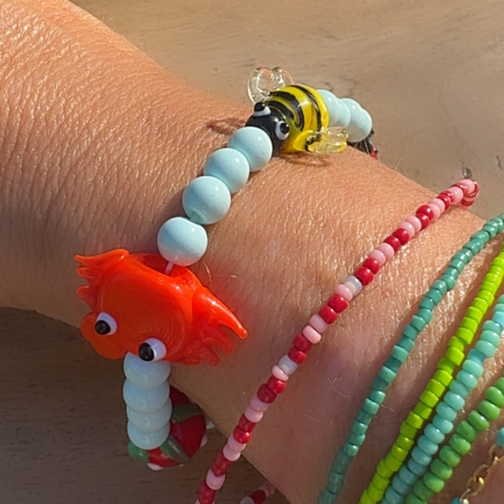 Summer Vibes Bracelet Kit with Glass Beads