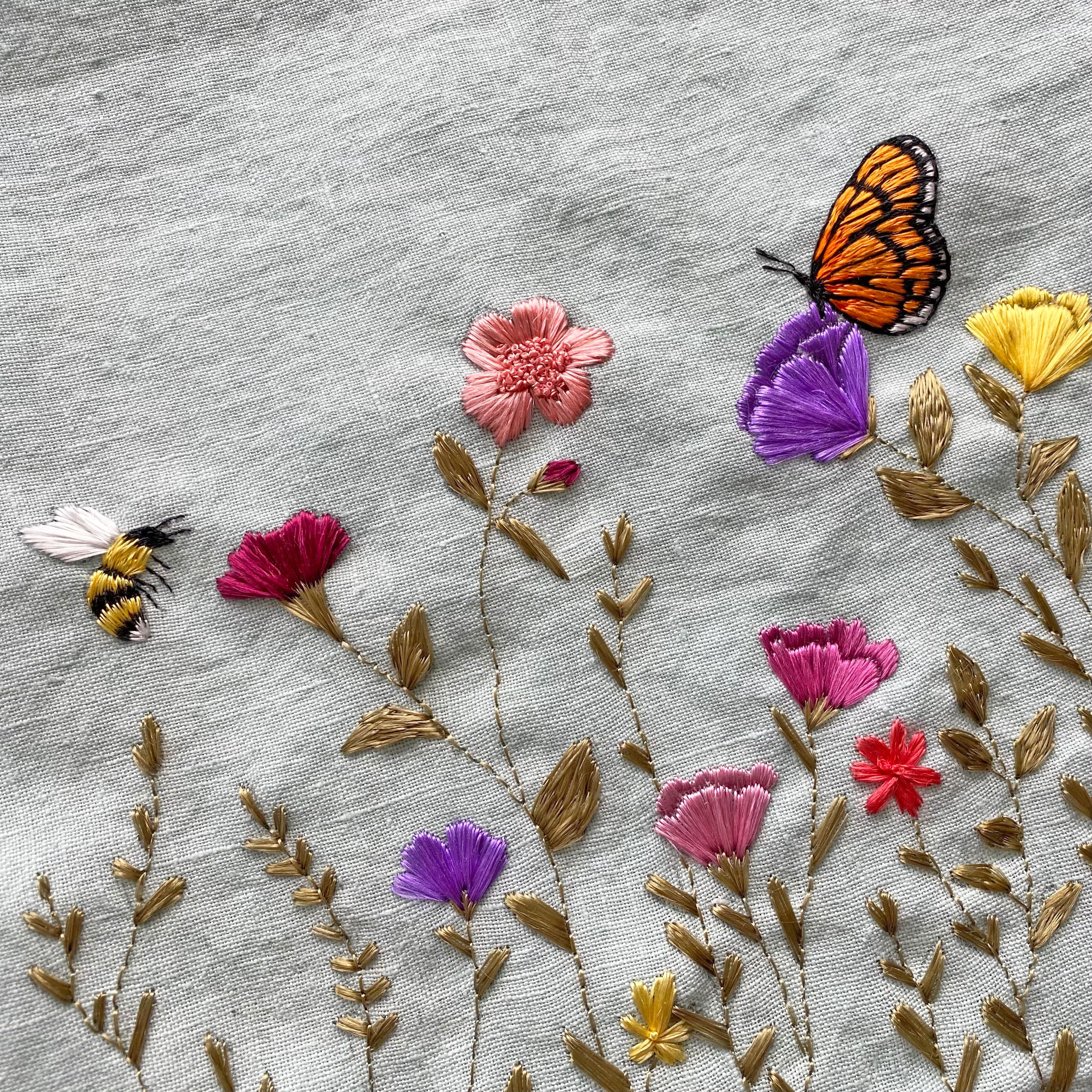 Floral Hand Embroidery Workshop