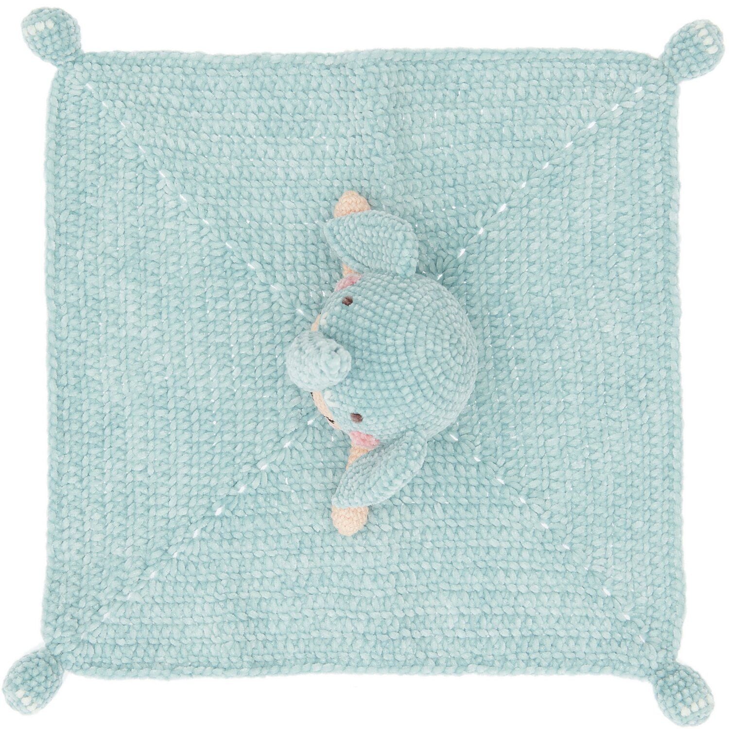 Ricorumi Crochet Kit : Baby Blankie : Blue Elephant