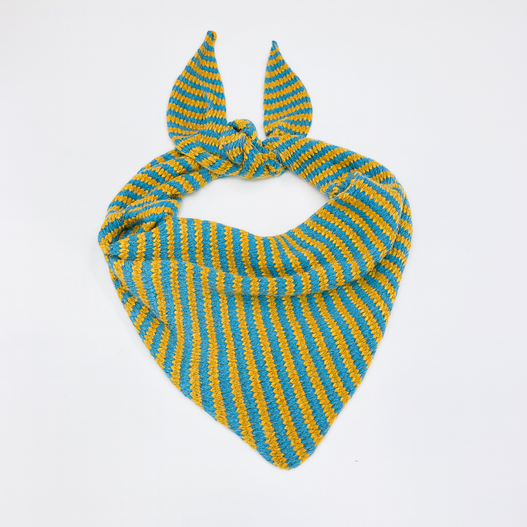 Buoy Bandana Striped Triangle Scarf Knitting Kit