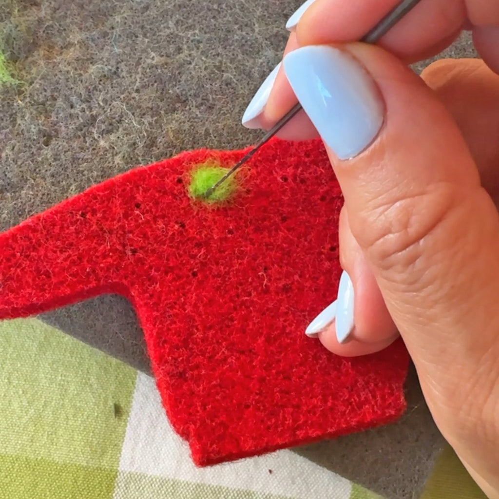 Christmas Jumpers Decorations Needle Felting Kit : Limited Edition