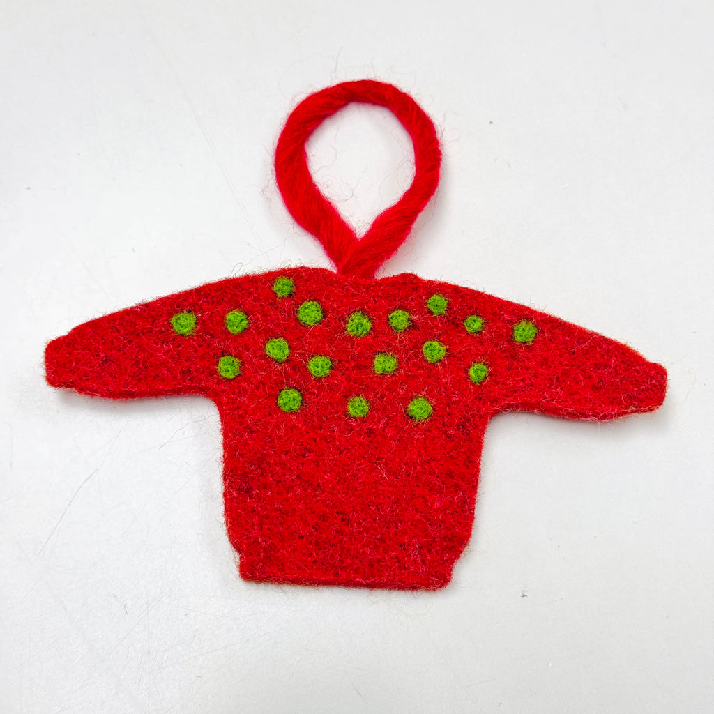 Christmas Jumpers Decorations Needle Felting Kit : Limited Edition