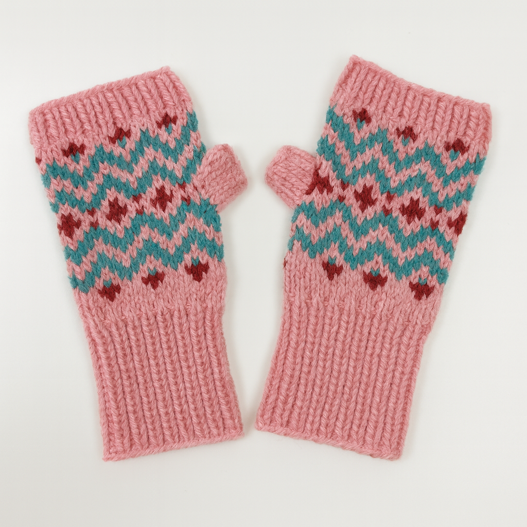 Fingerless Mittens Knitting Kit : Muckle Mitts