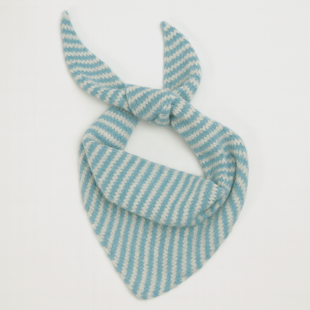 Buoy Bandana Striped Triangle Scarf Knitting Kit